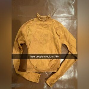 Free people long sleeve top